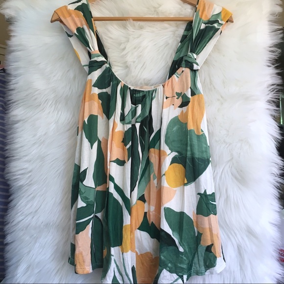 Anthropologie Tops - VANESSA VIRGINIA | Soft Tropical Sleeveless Blouse